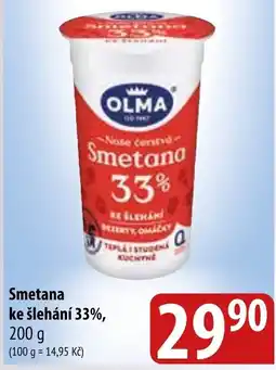 Bala Olma Smetana ke šlehání 33% nabídka