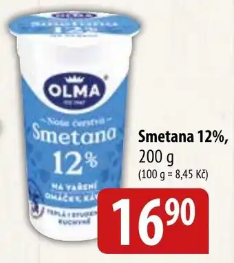 Bala Olma Smetana 12% nabídka