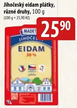Bala Madeta Jihočeský eidam plátky nabídka