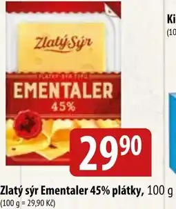 Bala Zlatý sýr Ementaler 45% plátky nabídka