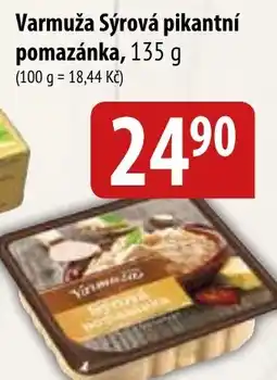Bala Varmuža Sýrová pikantní pomazánka nabídka