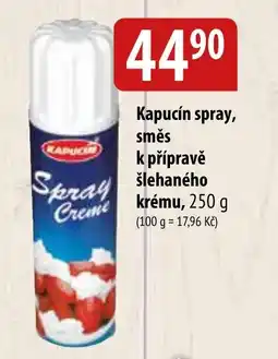 Bala Kapucín spray, směs k přípravě šlehaného krému nabídka