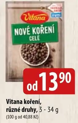 Bala Vitana koření nabídka