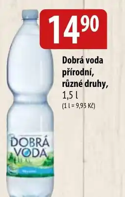 Bala Dobrá voda přírodní nabídka