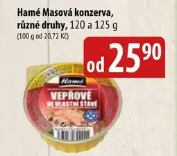 Bala Hamé Masová konzerva nabídka