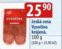 Bala Česká cena Vysočina krájená nabídka