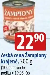 Bala Česká cena žampiony krájené nabídka