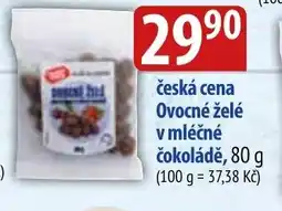 Bala Česká cena Ovocné želé v mléčné čokoládě nabídka