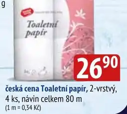 Bala Česká cena Toaletní papír nabídka
