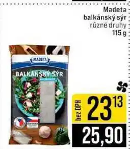 Jip Madeta balkánský sýr různé druhy nabídka