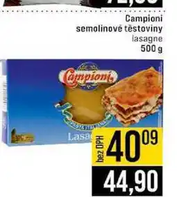 Jip Campioni semolinové těstoviny lasagne nabídka