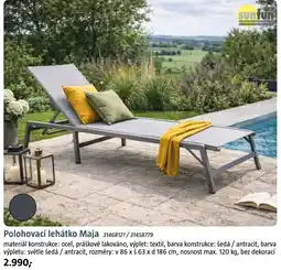 Bauhaus Polohovací lehátko Maja nabídka