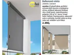 Bauhaus Balkonová roleta nabídka