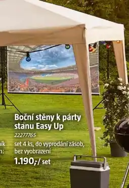 Bauhaus Boční stěny k párty stanu Easy Up nabídka