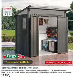 Bauhaus Kovový zahradní domek Style nabídka