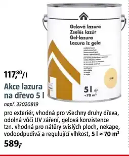 Bauhaus Akce lazura na dřevo nabídka