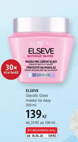 dm drogerie Glycolic Gloss maska na vlasy nabídka