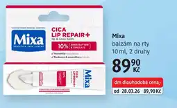 dm drogerie Mixa balzám na rty nabídka
