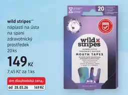 dm drogerie Wild stripes náplasti na ústa na spaní zdravotnický prostředek nabídka
