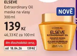dm drogerie ELSEVE Extraordinary Oil maska na vlasy nabídka