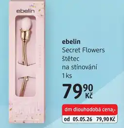 dm drogerie Ebelin Secret Flowers štětec na stínování nabídka