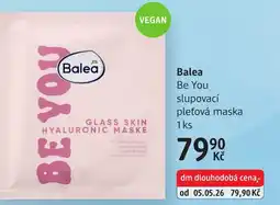 dm drogerie Balea Be You slupovací pleťová maska nabídka