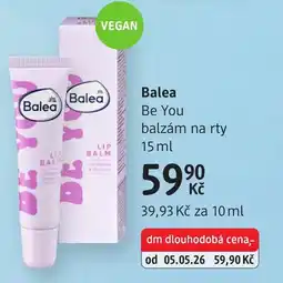 dm drogerie Balea Be You balzám na rty nabídka