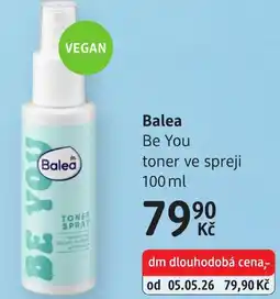 dm drogerie Balea Be You toner ve spreji nabídka