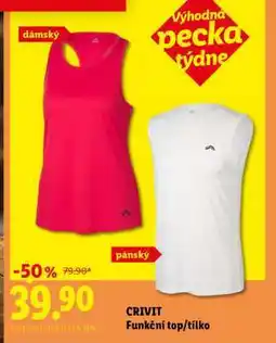 Lidl CRIVIT Funkční top/tilko nabídka