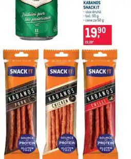 Makro KABANOS SNACK IT nabídka