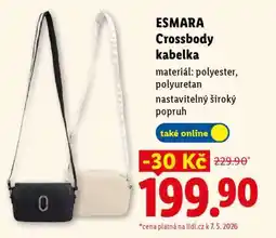 Lidl ESMARA Crossbody kabelka nabídka