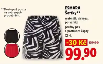 ESMARA ŠORTKY