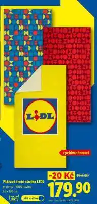 Lidl Plážová froté osuška LIDL nabídka