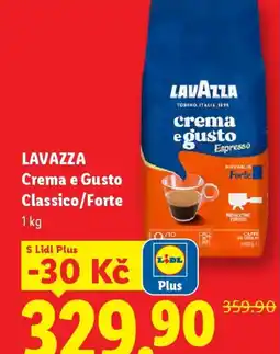 Lidl Lavazza crema e gusto classico/forte nabídka