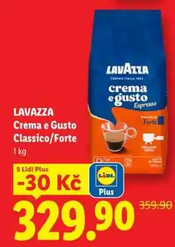 Lidl Lavazza crema e gusto classico/forte nabídka