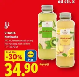 Lidl VITASIA Kombucha nabídka