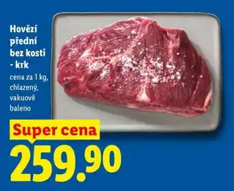 Lidl Hovězí přední bez kosti – krk nabídka