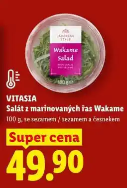 Lidl VITASIA Salát z marinovaných řas Wakame nabídka