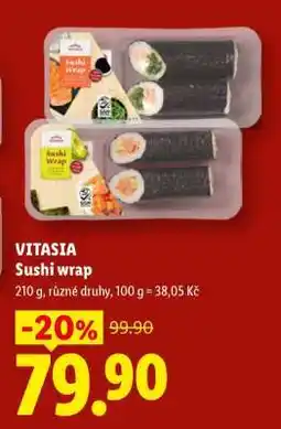 Lidl VITASIA Sushi wrap nabídka