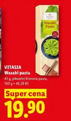 Lidl VITASIA Wasabi pasta nabídka