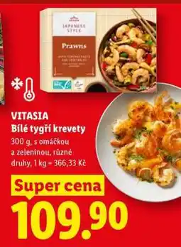 Lidl VITASIA Bílé tygří krevety nabídka