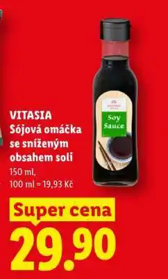 Lidl VITASIA Sójová omáčka se sníženým obsahem soli nabídka