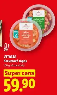 Lidl VITASIA Krevetové tapas nabídka