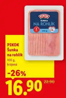 Lidl Pikok Šunka na rohlík nabídka