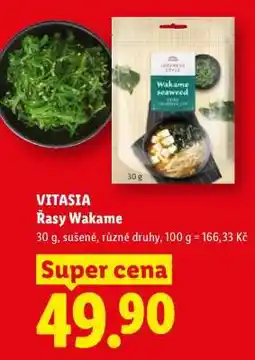 Lidl VITASIA Řasy Wakame nabídka