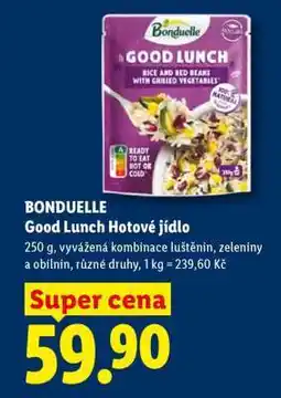 Lidl Bonduelle GOOD LUNCH HOTOVÉ JÍDLO nabídka