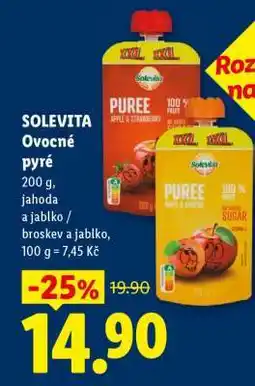 Lidl SOLEVITA Ovocné pyré nabídka
