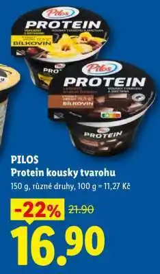 Lidl PILOS PROTEIN KOUSKY TVAROHU nabídka