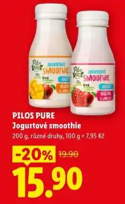 Lidl PILOS PURE Jogurtové smoothie nabídka