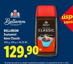 Lidl BELLAROM Instantní káva Classic nabídka